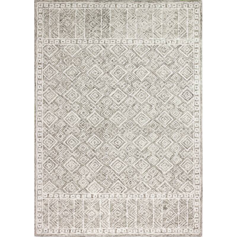Bashian Nevin Transitional Hand Tufted Area Rug - 5' x 7'6" - Taupe