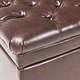 preview thumbnail 10 of 43, Hastings Tufted Faux Leather Storage Ottoman by Christopher Knight Home