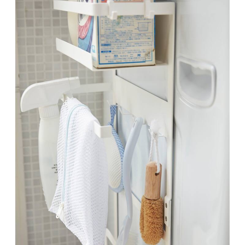 Yamazaki Home Magnetic Laundry Organizer, Steel, Large - L 4.33 x W 11.02 x H 26.38 inches