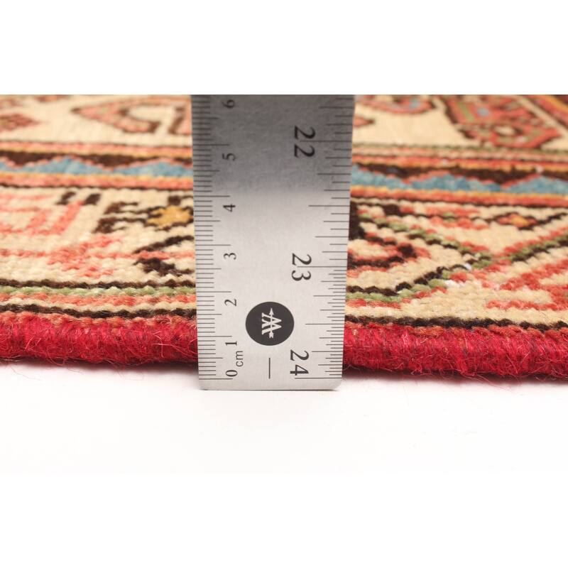 ECARPETGALLERY Hand-knotted Andelz Red Wool Rug - 3'1 x 4'9