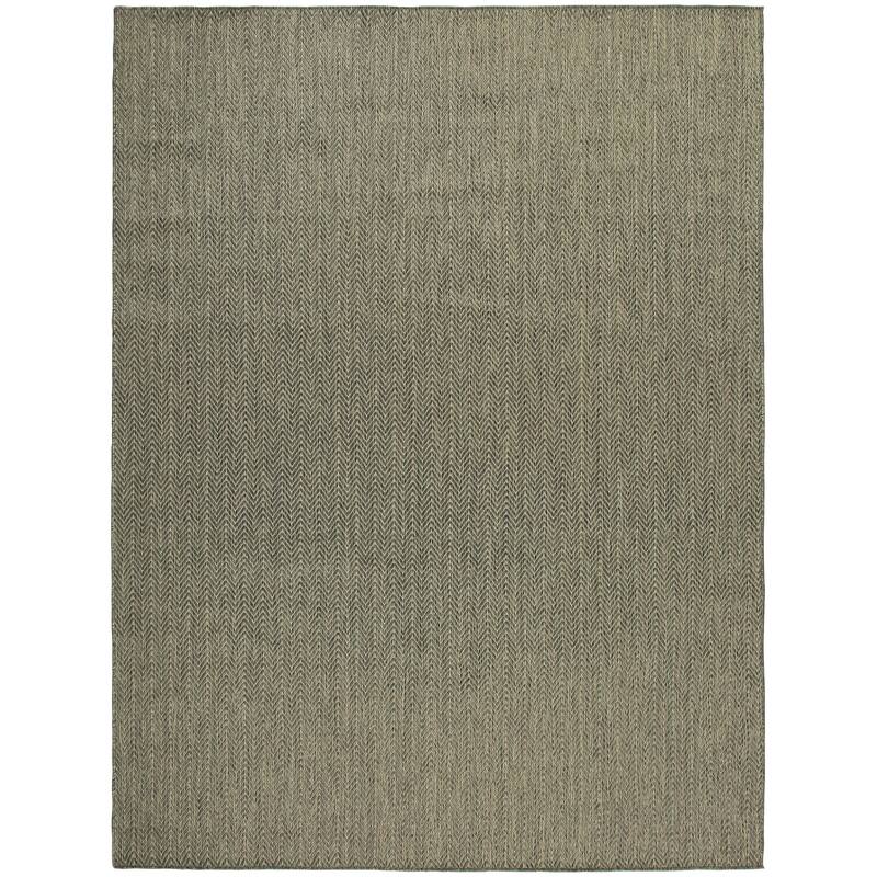 Nourison Horizon Indoor/Outdoor Chevron Area Rug - 10' x 14' - Green