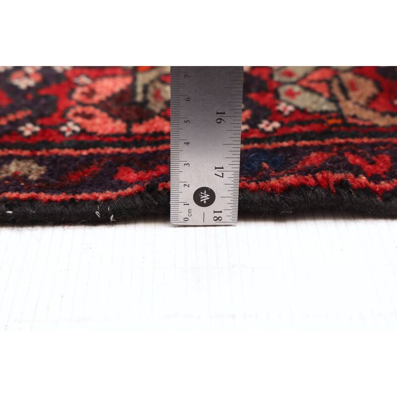 ECARPETGALLERY Hand-knotted Andelz Dark Navy Wool Rug - 3'5 x 12'8