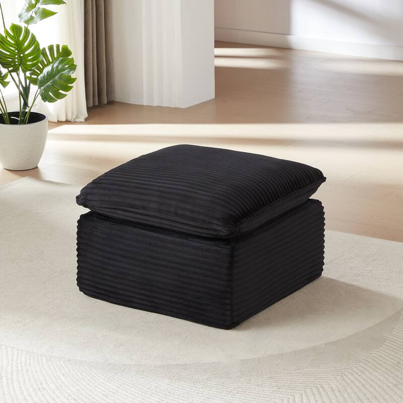 Modern corduroy cloud sofa, can be freely combined and has a comfortable sitting experience