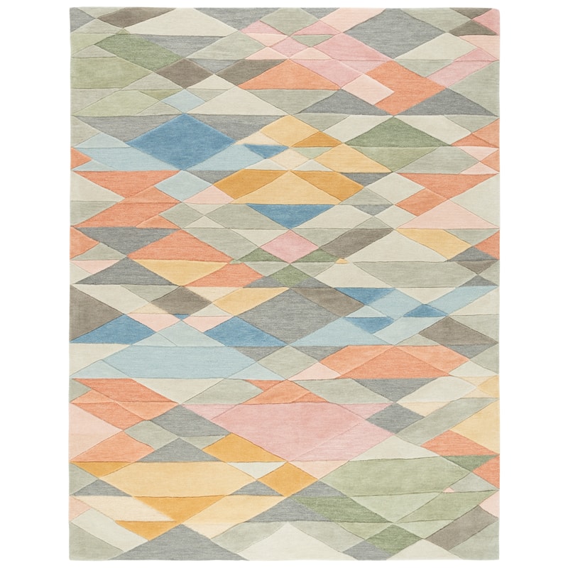 SAFAVIEH Handmade Rodeo Drive Hyrije Mid-Century Modern Wool Rug