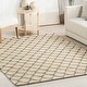 preview thumbnail 12 of 20, Home Conservatory Tiles Handwoven Jute Area Rug