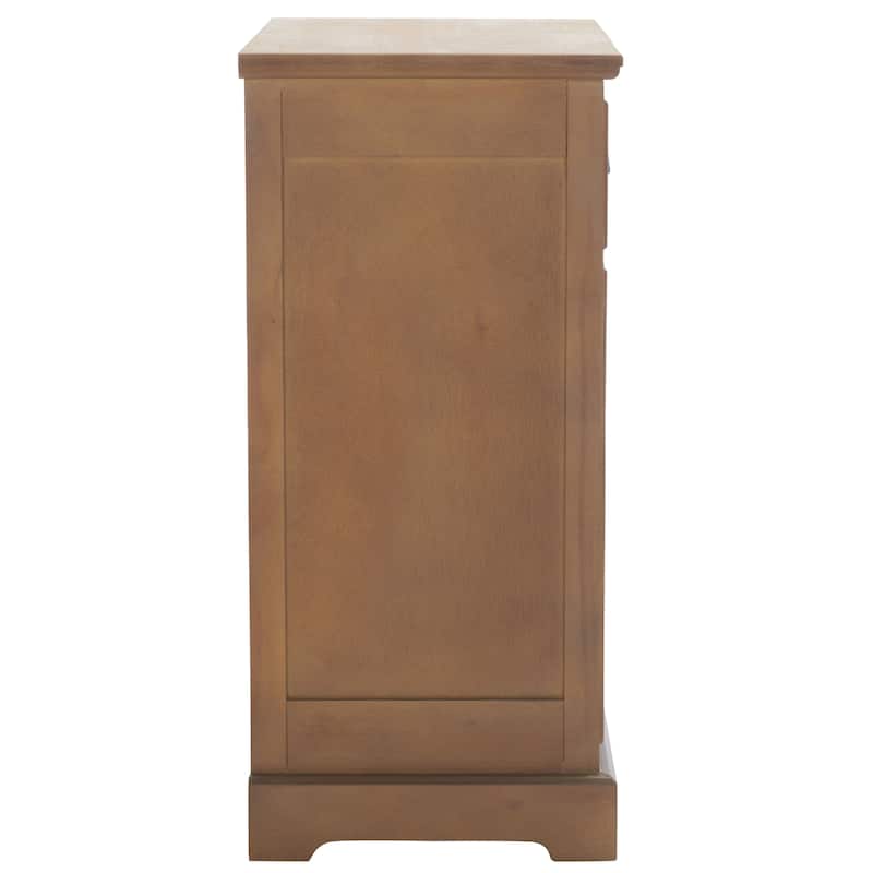 SAFAVIEH Clemie Grey Storage Side Table - 17.7" x 13.8" x 29.9" - 18Wx14Dx30H