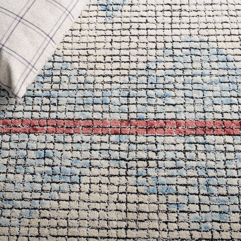 SAFAVIEH Handmade Abstract Heli Tribal Boho Wool Rug