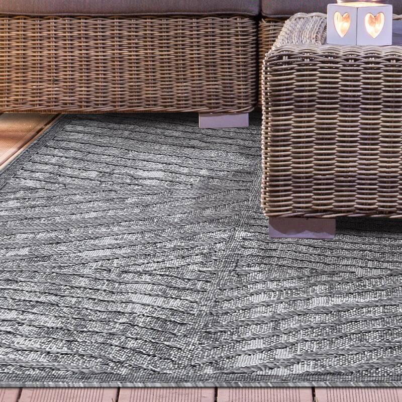 Superior Modern Geometric Abstract Indoor Outdoor Area Rug