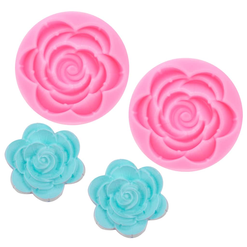 Sunflower Clay Molds, 2 Pcs Silicone Miniature Clay Molds