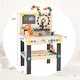 preview thumbnail 4 of 15, Multi-Color Pretend Play Workbench Tools Set with 1 Bottom Storage Shelf - 18" x 14.5" x 28.5"