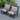 LeisureMod Walbrooke Black Patio Armchairs with Cushions Set of 2