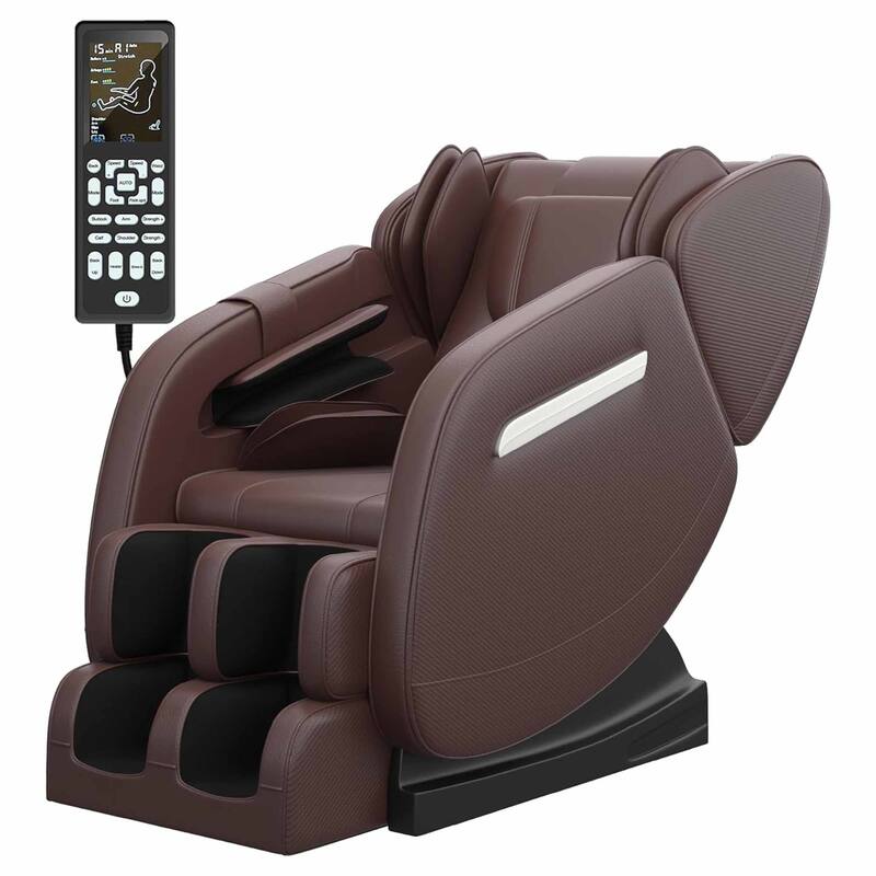 Ukuowu Favor-MM350 heated Full Body Massage Chair with zero gravity mode and Bluetooth music player - Brown
