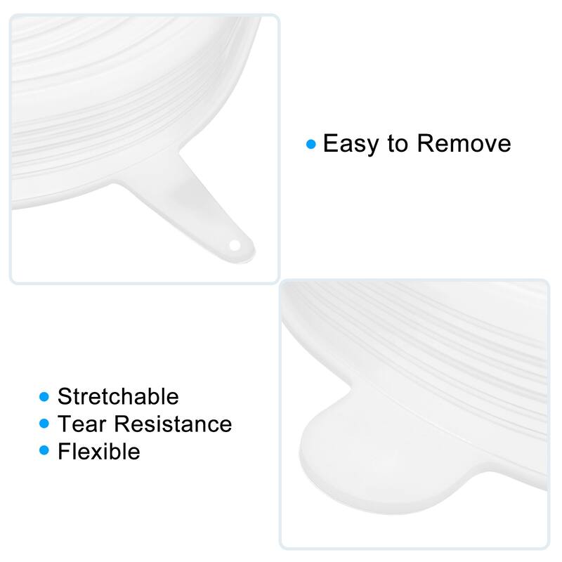Silicone Stretch Lids, 3Pcs 2.56" Round Container Lid for Food Cover