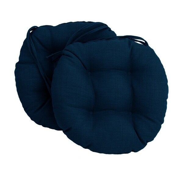 16 inch Round Indoor Outdoor Chair Cushions Set of 2 On Sale