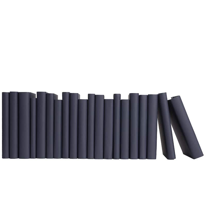 Books Blue Decorative Accessories: Navy Wrapped Color By The Foot