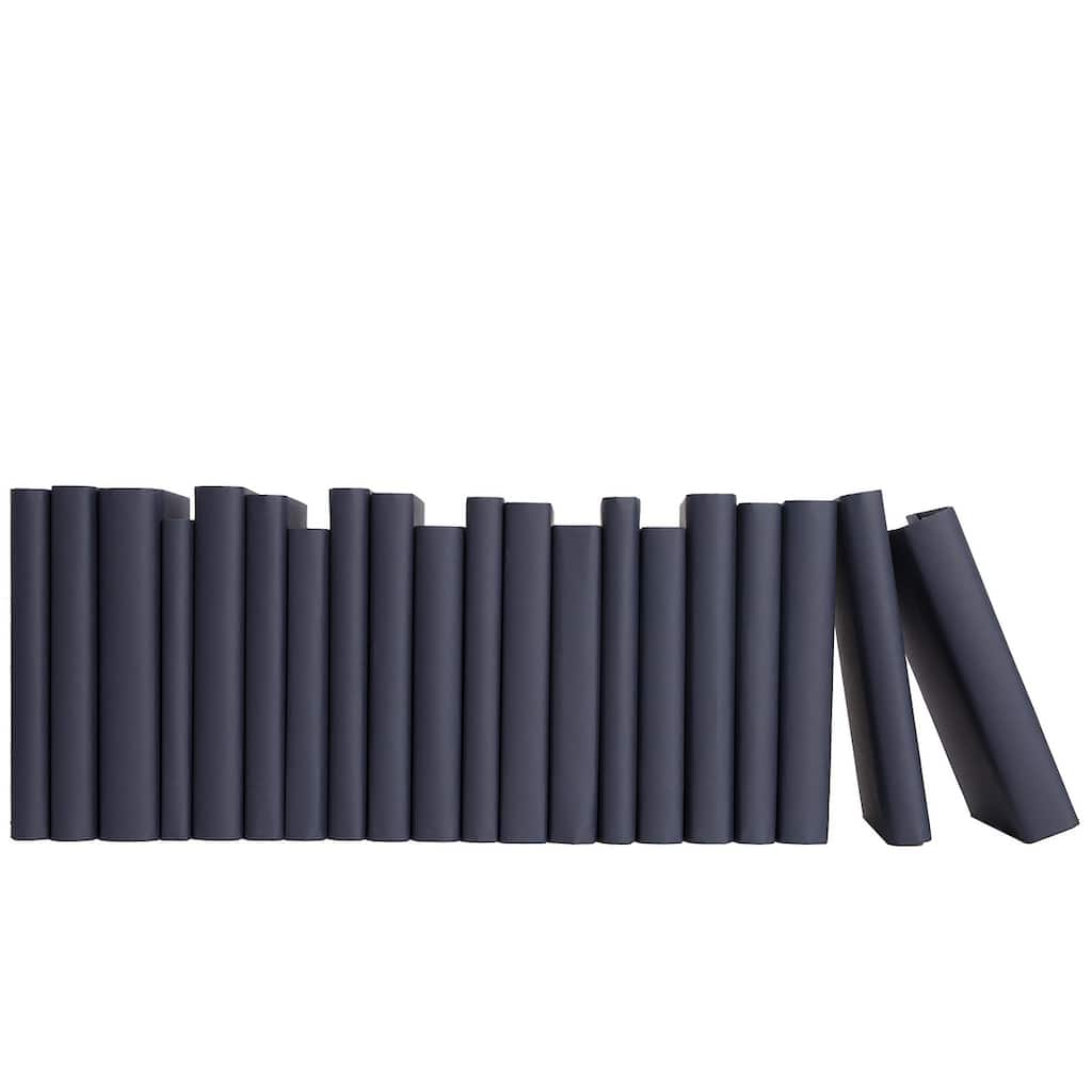 Books Blue Decorative Accessories: Navy Wrapped Color By The Foot