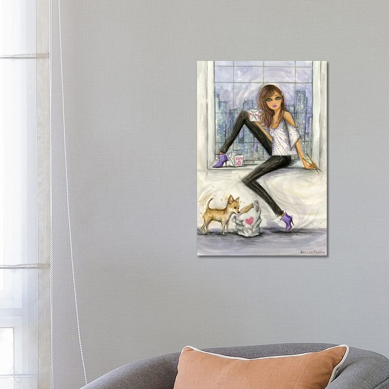iCanvas "Tonight, Takeout" by Bella Pilar Canvas Print - 26x18x1.5