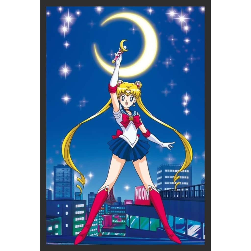 Sailor Moon - Sailor Framed Art Poster - 24 x 36 Inch