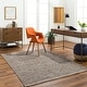preview thumbnail 1 of 12, Sheppard Modern & Contemporary Leather Area Rug Brown - 2' 3" x 3' 9"
