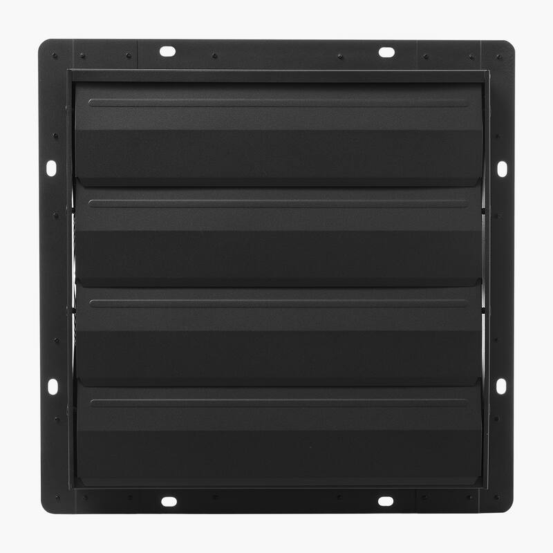 16 inch Shutter Exhaust Fan, Wall Mounted Attic Vent Fan with Programming Variable Speed Temperature Control, 2900 CFM, EC Motor