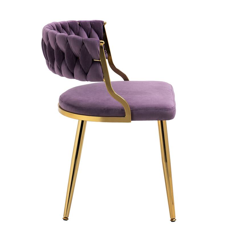 Modern Velvet Dining Chairs Set of 2