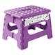 preview thumbnail 17 of 28, 9" Folding Step Stool with Handle by Casafield Purple