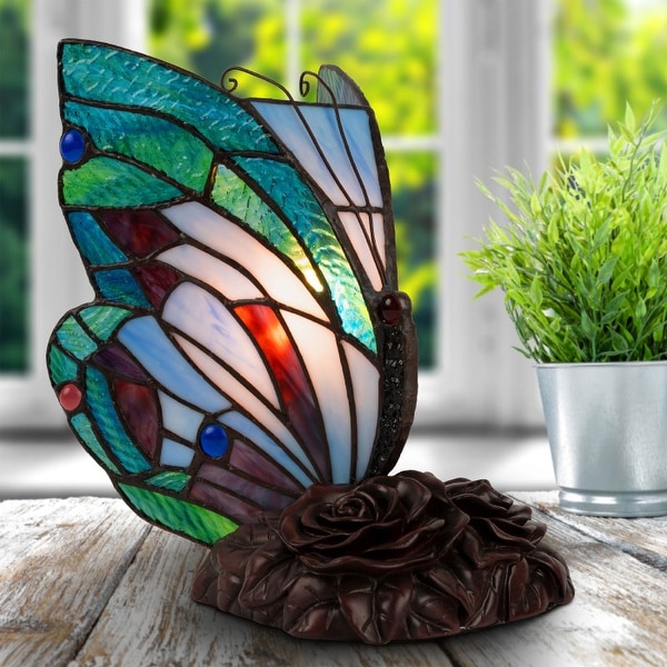 Stained glass accent lamp new arrivals