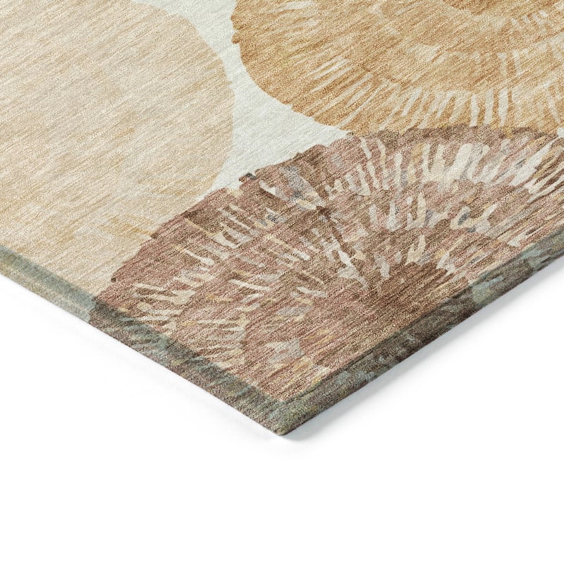 Machine Washable Indoor/ Outdoor Contemporary Devaughn Chantille Rug