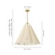 preview thumbnail 6 of 9, Rennnsan 4-Light Modern Cotton Pendant Light for Dining Room Living Room - 27.6" W x 26" H