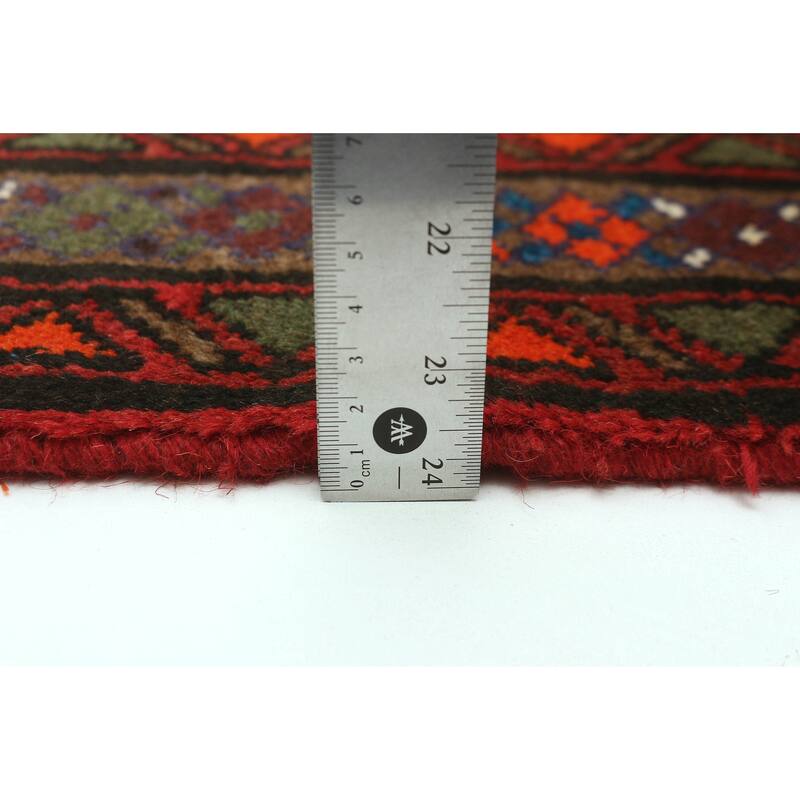 ECARPETGALLERY Hand-knotted Andelz Red Wool Rug - 3'2 x 5'0