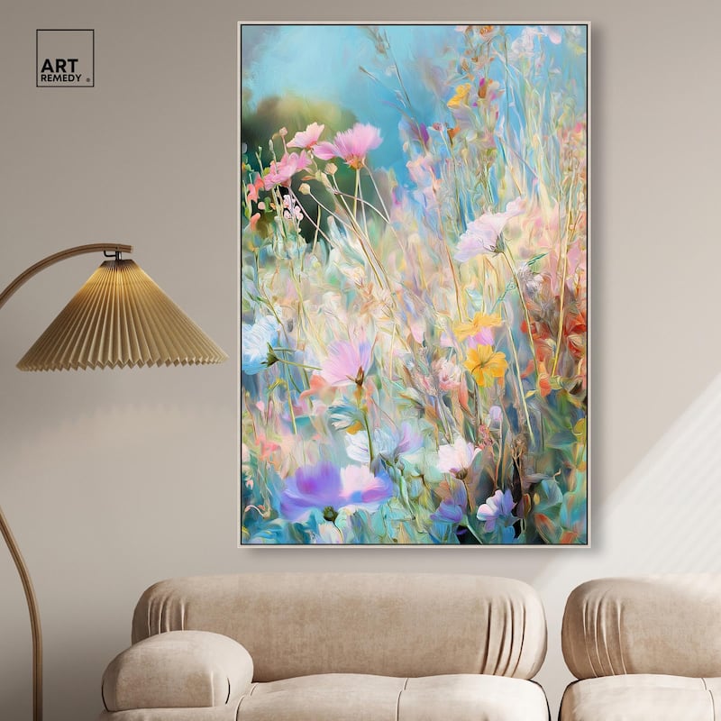 Cosmos Cascade Canvas by Art Remedy