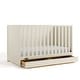 preview thumbnail 2 of 37, Graco Theo 3-in-1 Convertible Crib with Drawer Frosted Oat