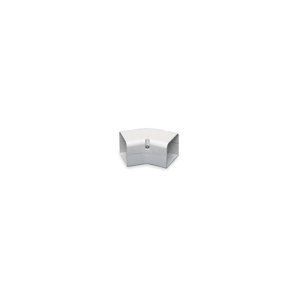 DiversiTech 230-FB453 3" SpeediChannel 45° Flat Bend for Air Conditioning Line Set Cover System - Natural