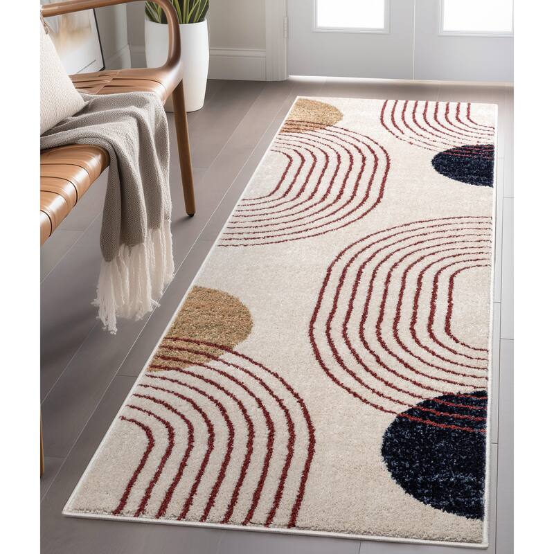 Well Woven Omaha Laslow Modern Geometric Soft Plush Rug - 2' 3" x 7' 3"