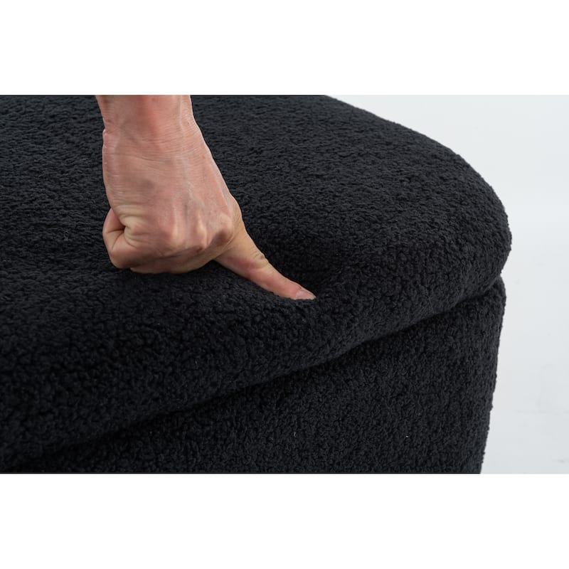 Bench Indoor Bench for Living Room/Bedroom/End of Bed/Entryway(BLACK)