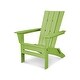 preview thumbnail 11 of 17, POLYWOOD Quattro Folding Adirondack Lime