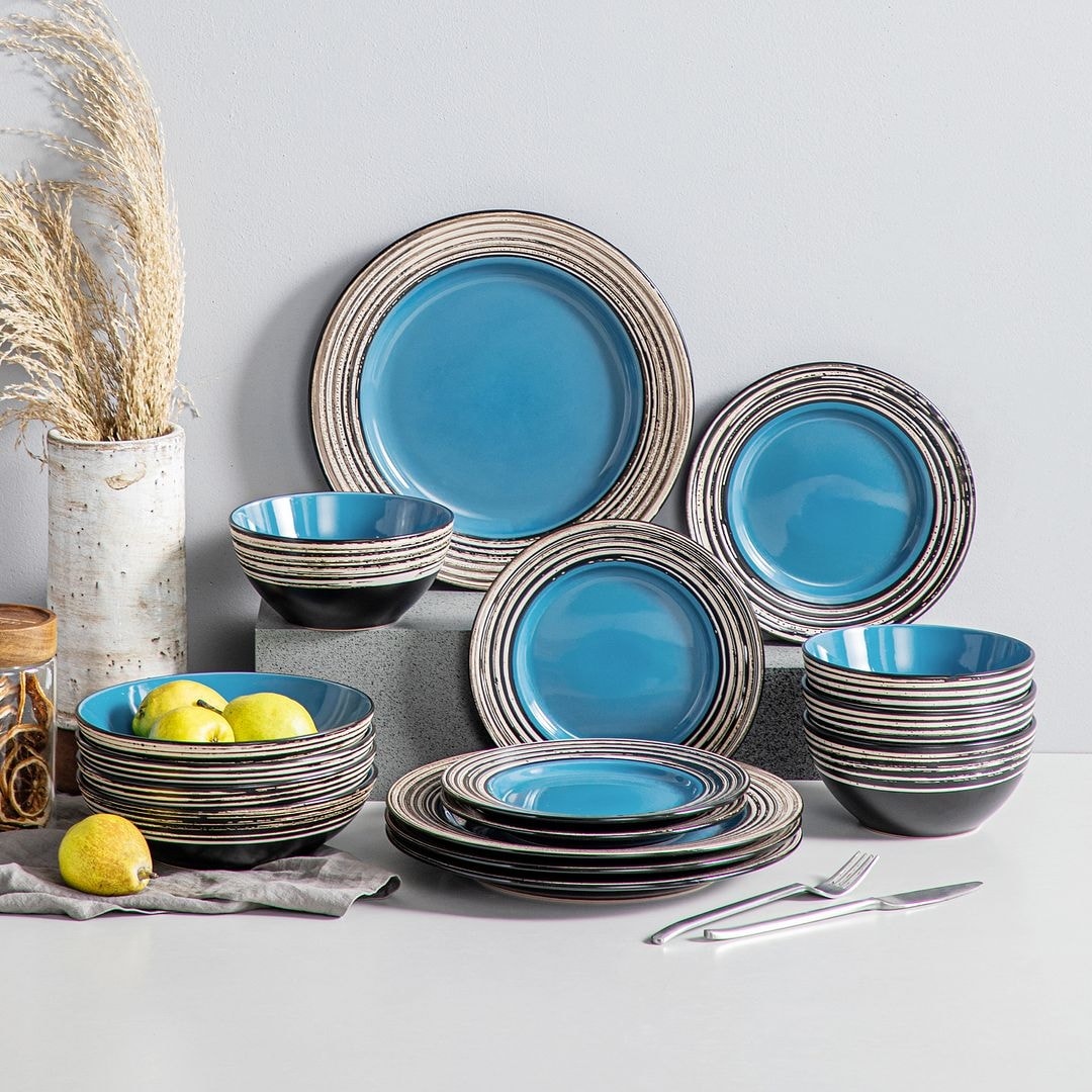 16 Piece Stoneware Dinnerware Set Bed Bath Beyond 38243232