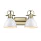 Option Aged Brass / Matte White