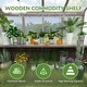 preview thumbnail 22 of 39, VEIKOUS Wooden Greenhouse Shelves, Heavy-Duty Storage Shelving for Wooden Greenhouses, 5 Available Sizes