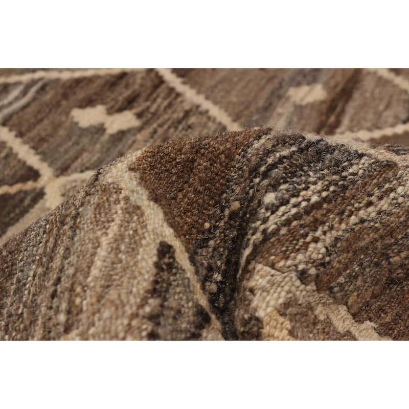 Sivas Brown Kilim 6'0" x 8'1" - 6'0 x 8'1