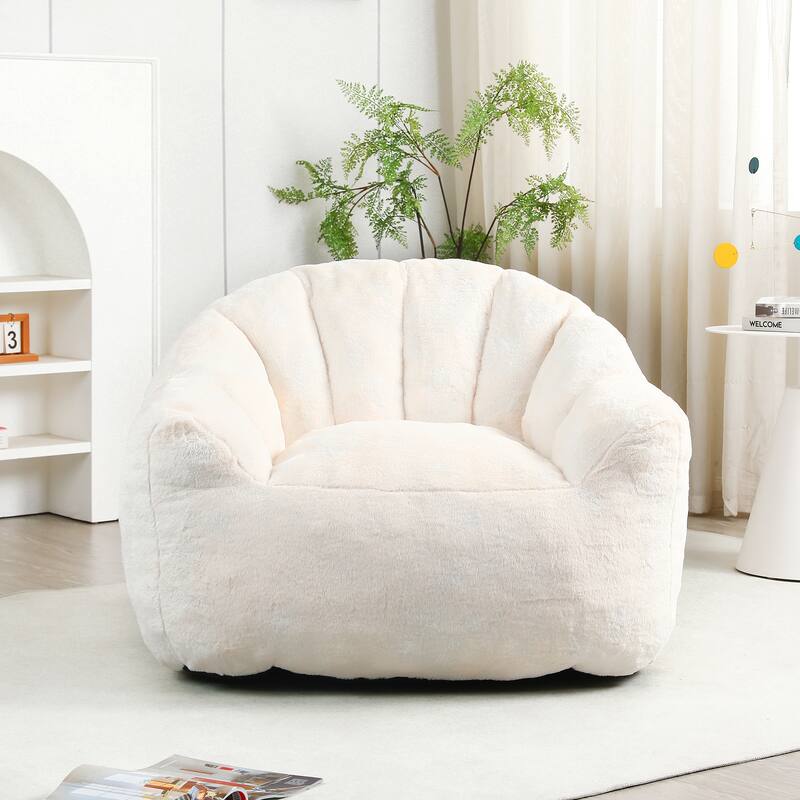 Homy Casa Soft Bean Bag Sofa Chair for Living Room Comfort