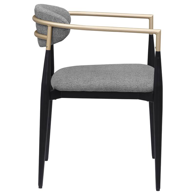 Alexis Fabric Upholstered Dining Arm Chair (Set Of 2)