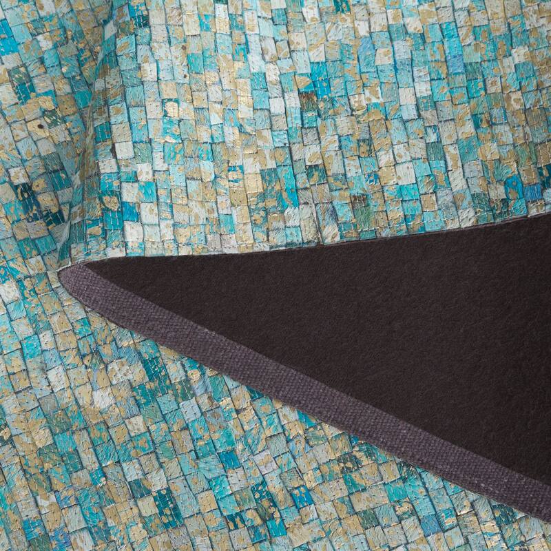 SAFAVIEH Handmade Studio Leather Lamia Contemporary Leather Rug - 2'3" x 7' Runner