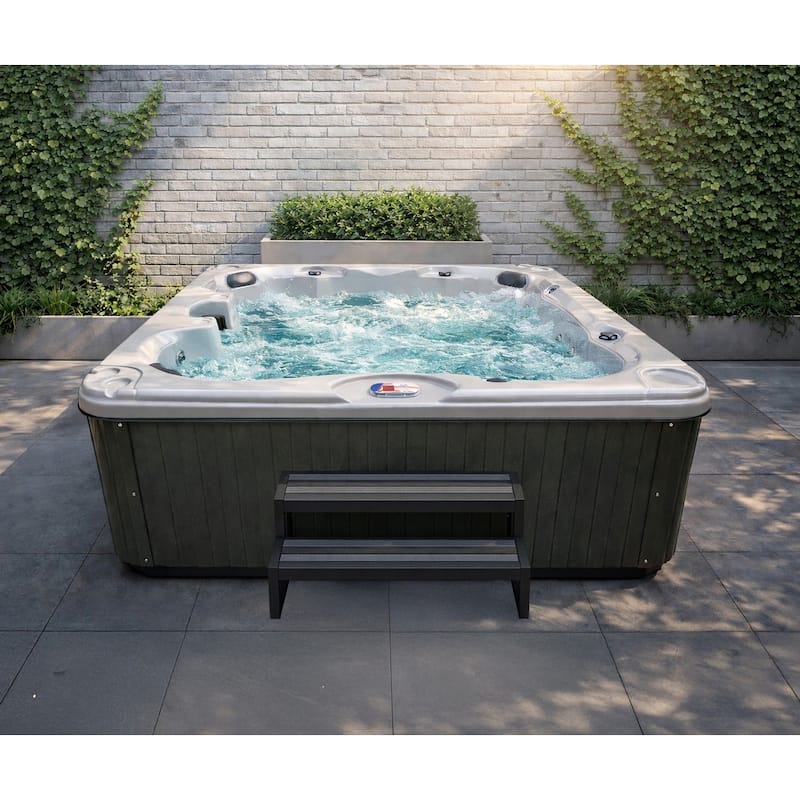 6-Person 40-Jet Premium Acrylic Lounger Spa Standard Hot Tub with Ozonator and 5.5kW Heater