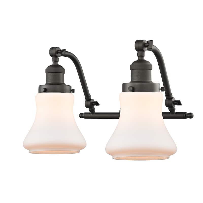 Innovations Lighting Bellmont 2 Light 18" Wide Bathroom Vanity Light - Oil Rubbed Bronze / Matte White