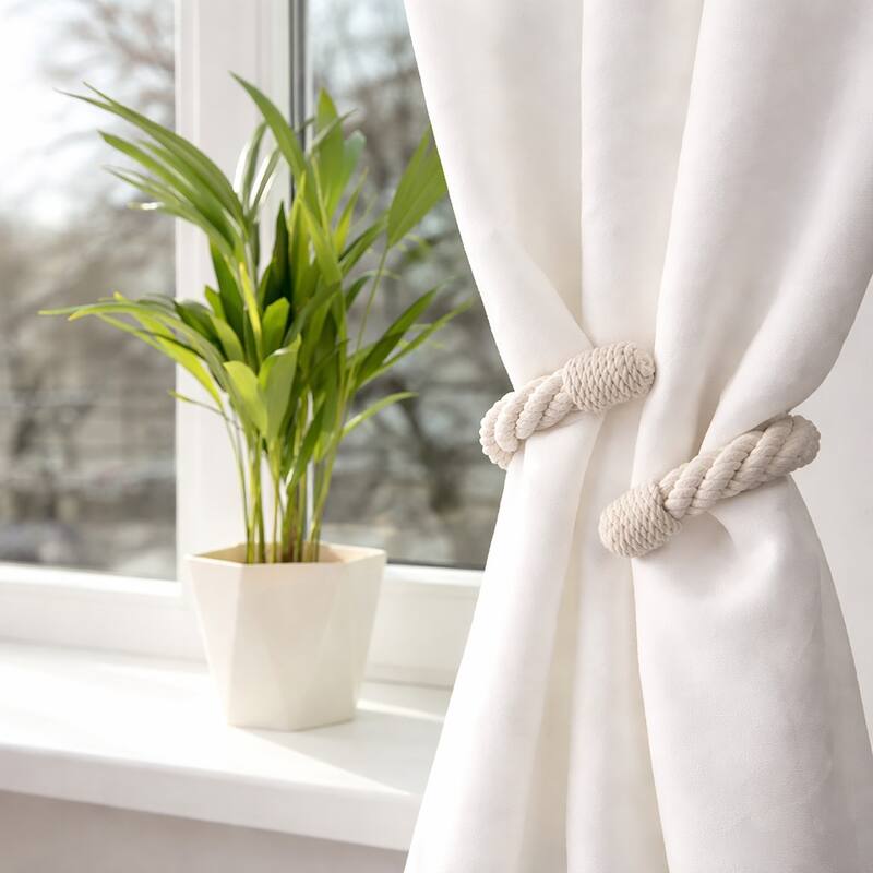 Elegant Rope Curtain Tie Backs Decorative Holdbacks