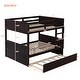 preview thumbnail 38 of 48, Full Over Full Bunk Bed with Twin Size Trundle