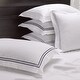 preview thumbnail 3 of 18, 100% Cotton Percale 3 Piece Duvet Set with Satin Stitching