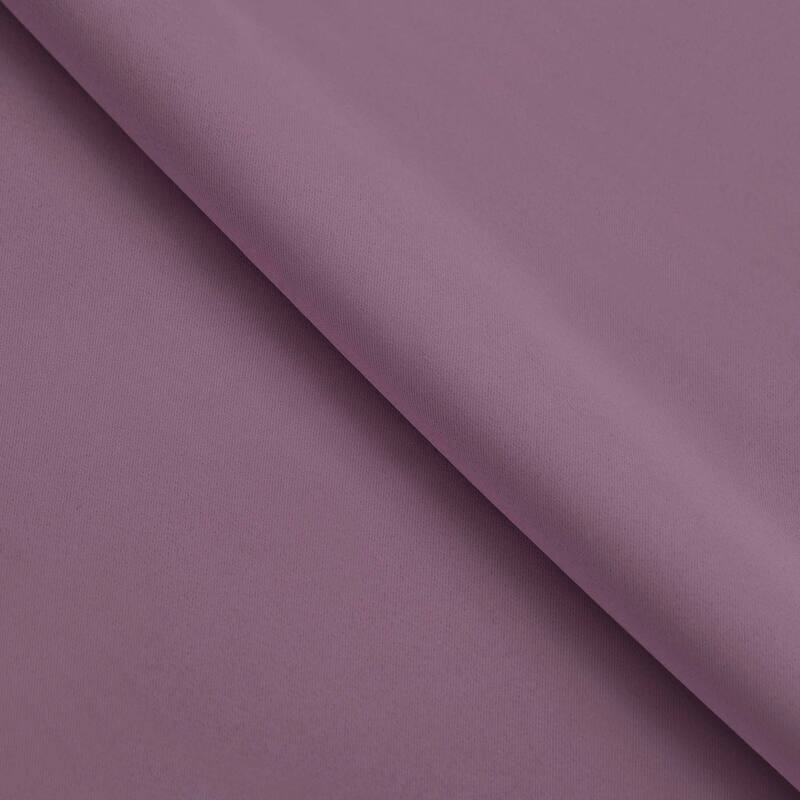 Modern Solid Room Darkening Blackout Curtains, Rod Pocket, Set of 2