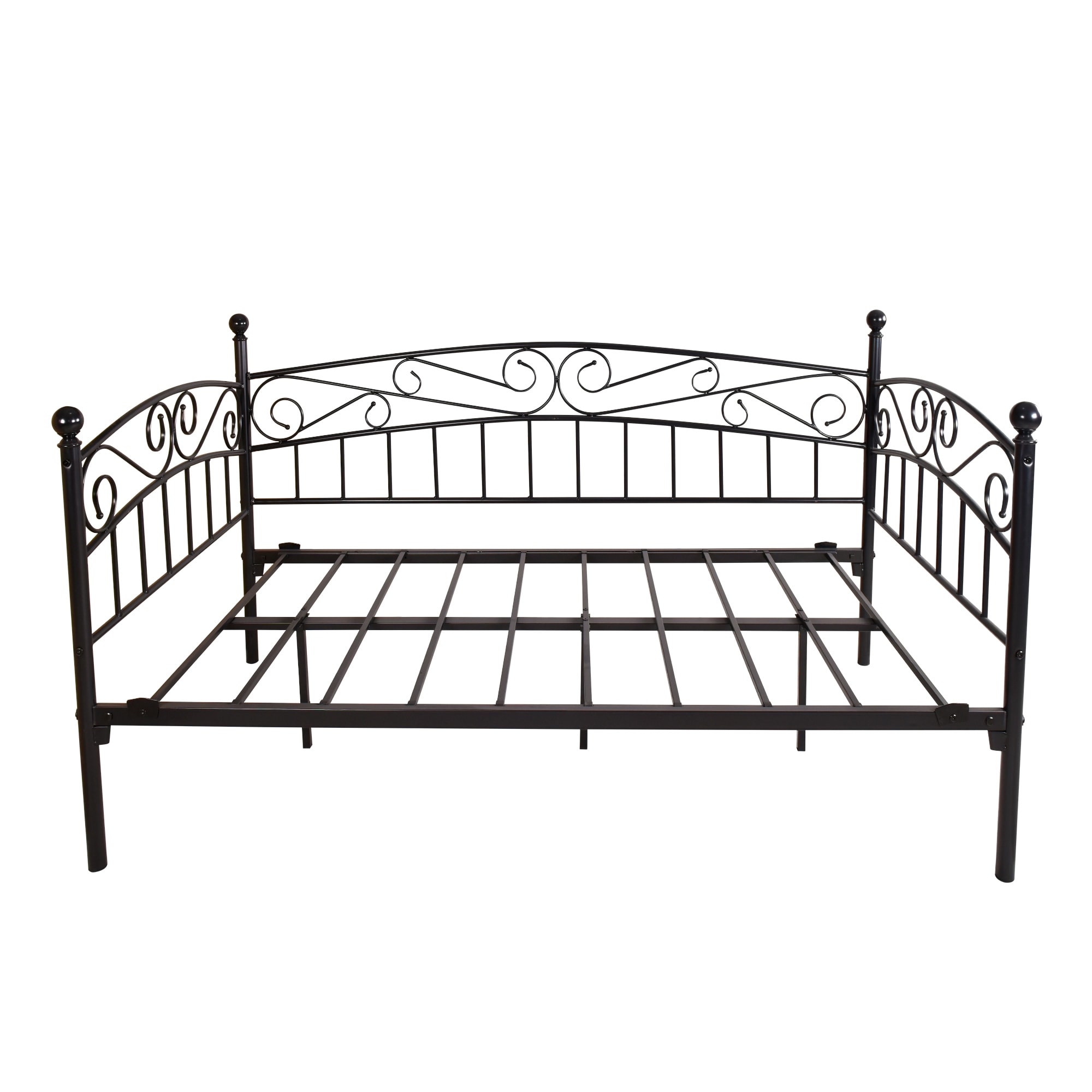 Twin size Metal Daybed Frame Multifunctional Mattress Foundation